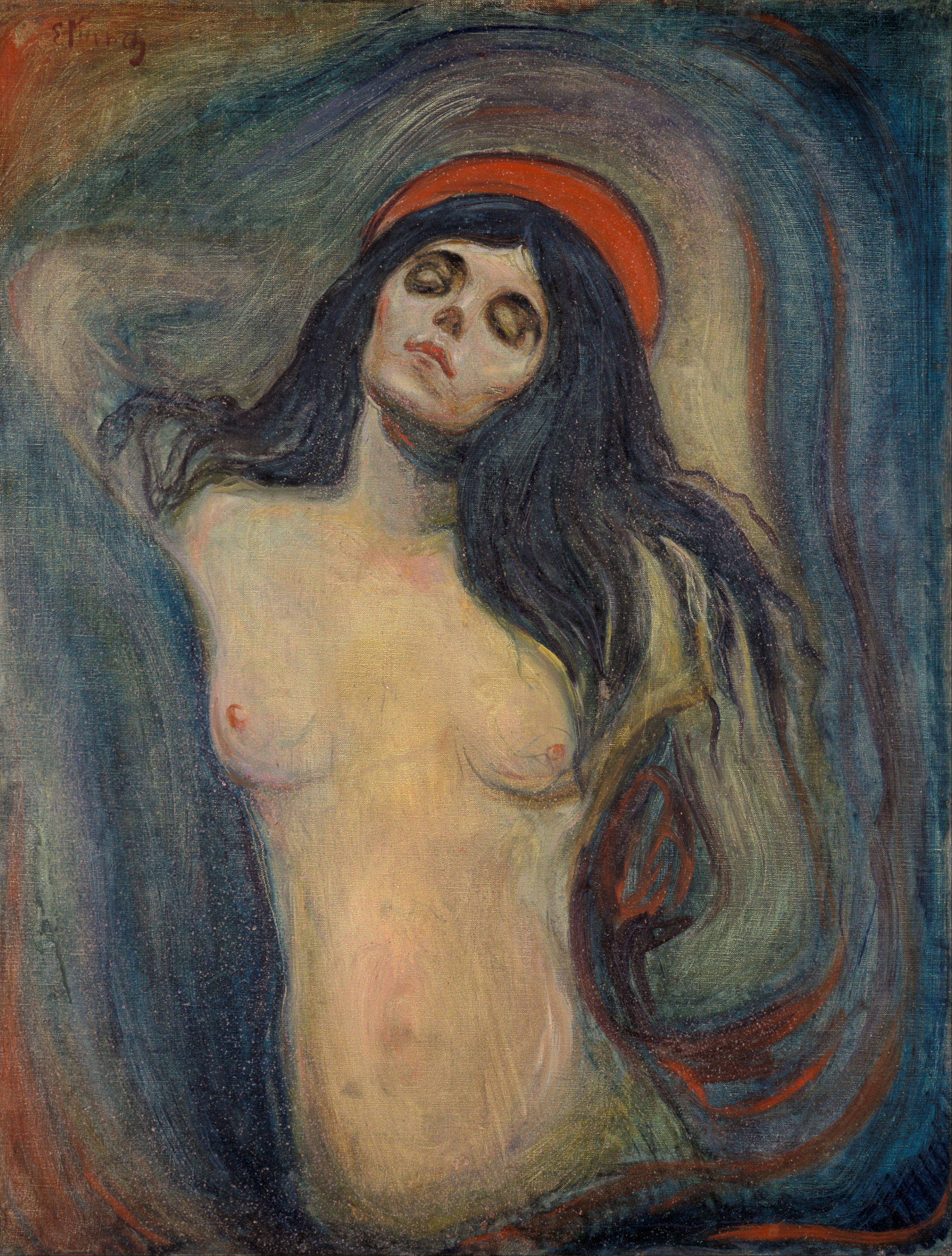 Edvard Munch, Madonna, 1894, oil on canvas, Munch Museum, Oslo